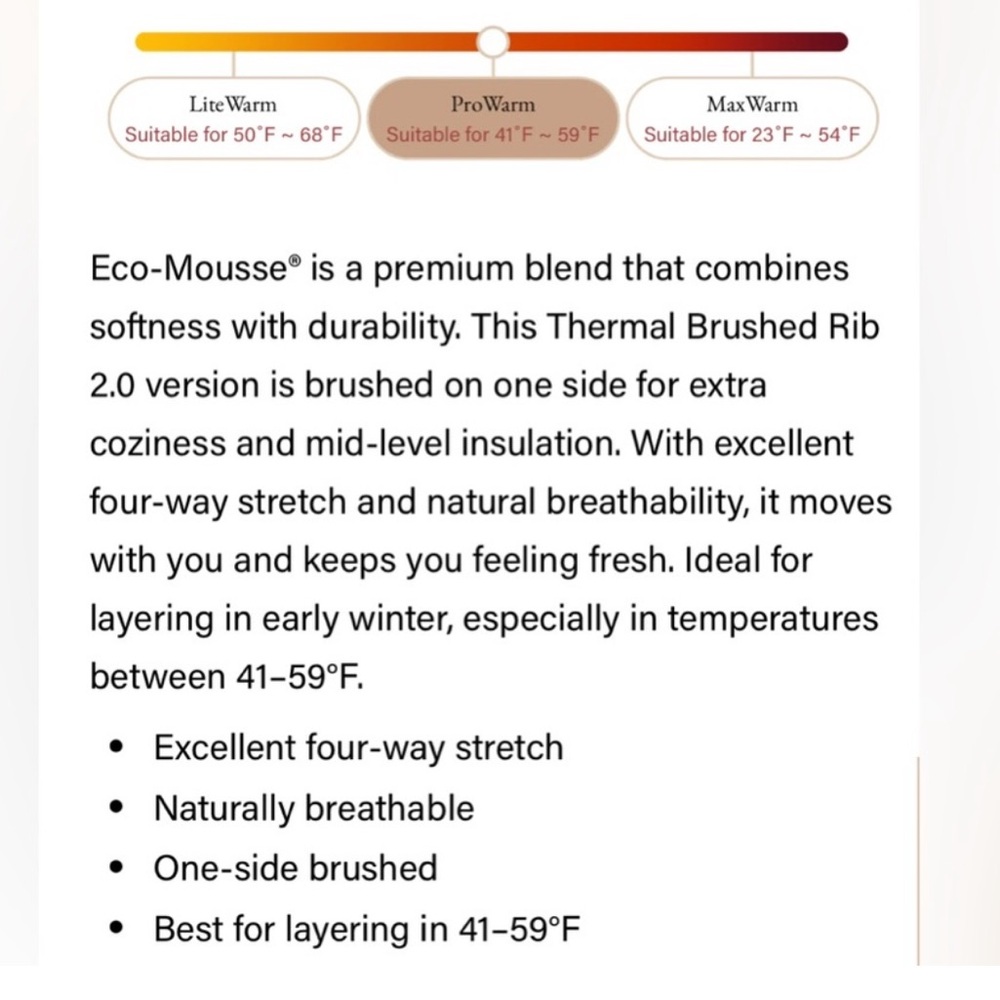 OGL EcoMousse Prowarm Surplice White Wrap Look Top size - Picture 3 of 5